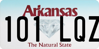 AR license plate 101LQZ