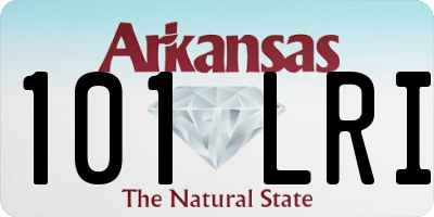 AR license plate 101LRI