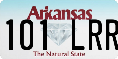 AR license plate 101LRR