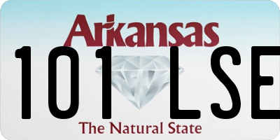 AR license plate 101LSE