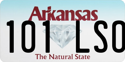 AR license plate 101LSO