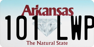 AR license plate 101LWP