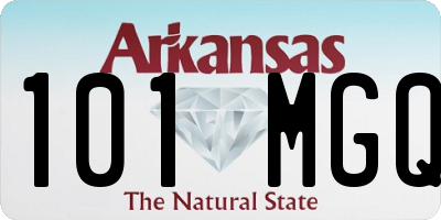 AR license plate 101MGQ