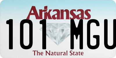 AR license plate 101MGU