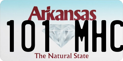 AR license plate 101MHC