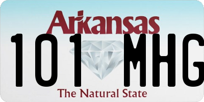 AR license plate 101MHG