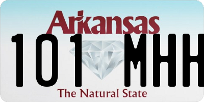 AR license plate 101MHH