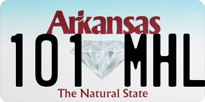 AR license plate 101MHL
