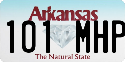 AR license plate 101MHP