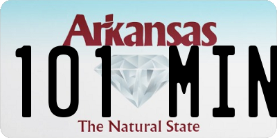 AR license plate 101MIN