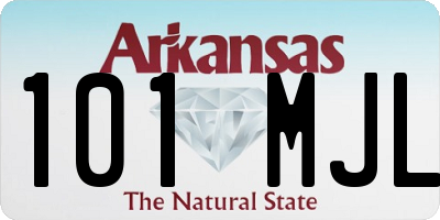 AR license plate 101MJL