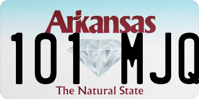 AR license plate 101MJQ