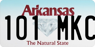 AR license plate 101MKC