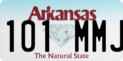 AR license plate 101MMJ