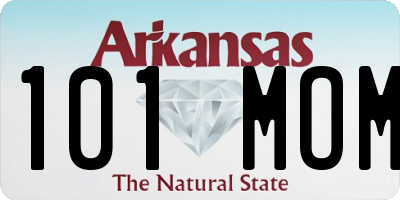 AR license plate 101MOM