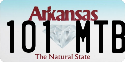 AR license plate 101MTB