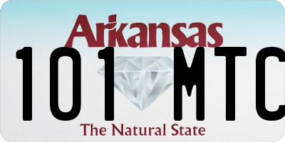 AR license plate 101MTC