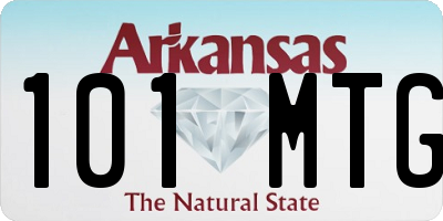 AR license plate 101MTG