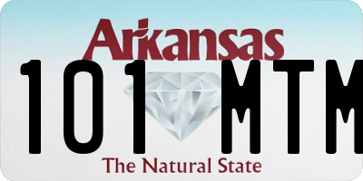 AR license plate 101MTM