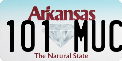 AR license plate 101MUC