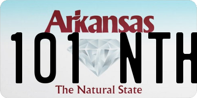 AR license plate 101NTH