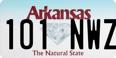 AR license plate 101NWZ