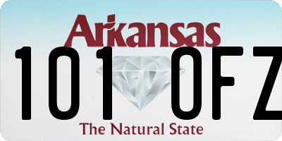 AR license plate 101OFZ