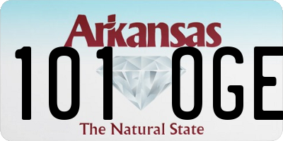 AR license plate 101OGE