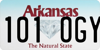 AR license plate 101OGY