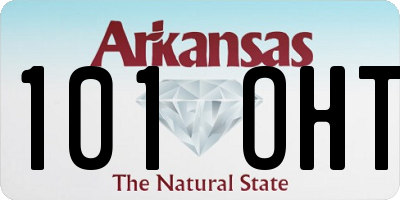 AR license plate 101OHT