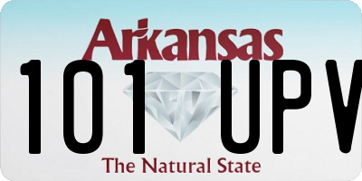 AR license plate 101UPV