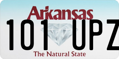 AR license plate 101UPZ
