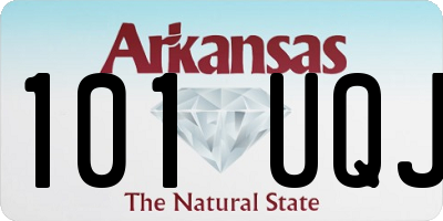 AR license plate 101UQJ
