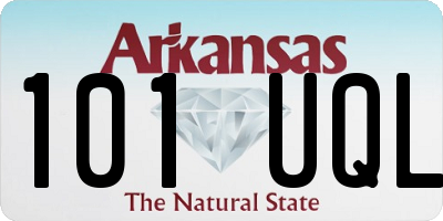 AR license plate 101UQL