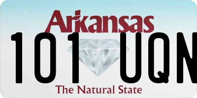 AR license plate 101UQN