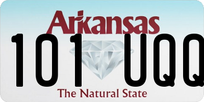 AR license plate 101UQQ