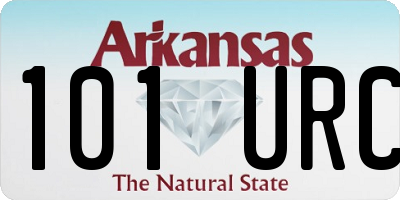 AR license plate 101URC