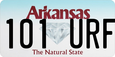 AR license plate 101URF