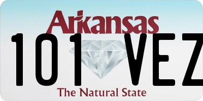 AR license plate 101VEZ
