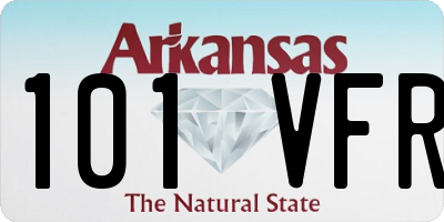 AR license plate 101VFR