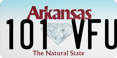 AR license plate 101VFU