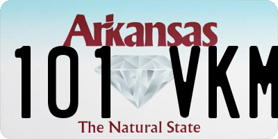 AR license plate 101VKM
