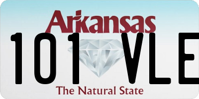 AR license plate 101VLE