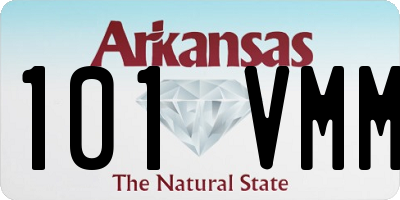 AR license plate 101VMM