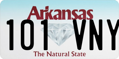 AR license plate 101VNY