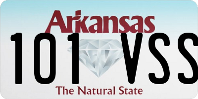 AR license plate 101VSS