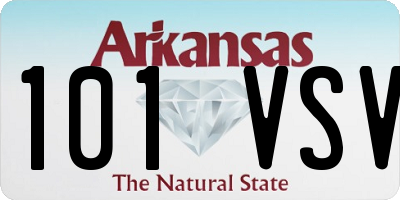 AR license plate 101VSV