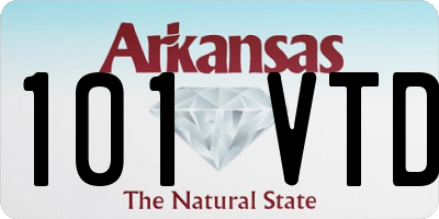 AR license plate 101VTD