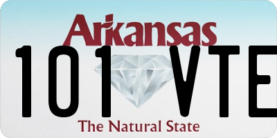 AR license plate 101VTE