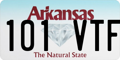 AR license plate 101VTF